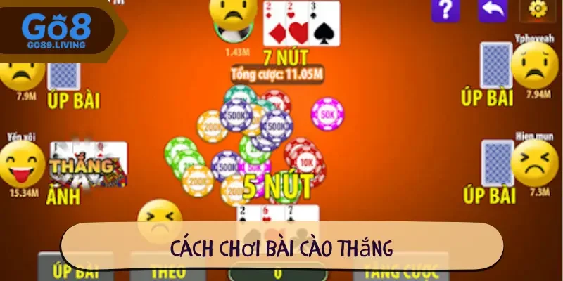 Cách chơi bài cào thắng
